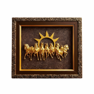 7 Horses on Raw Pyrite