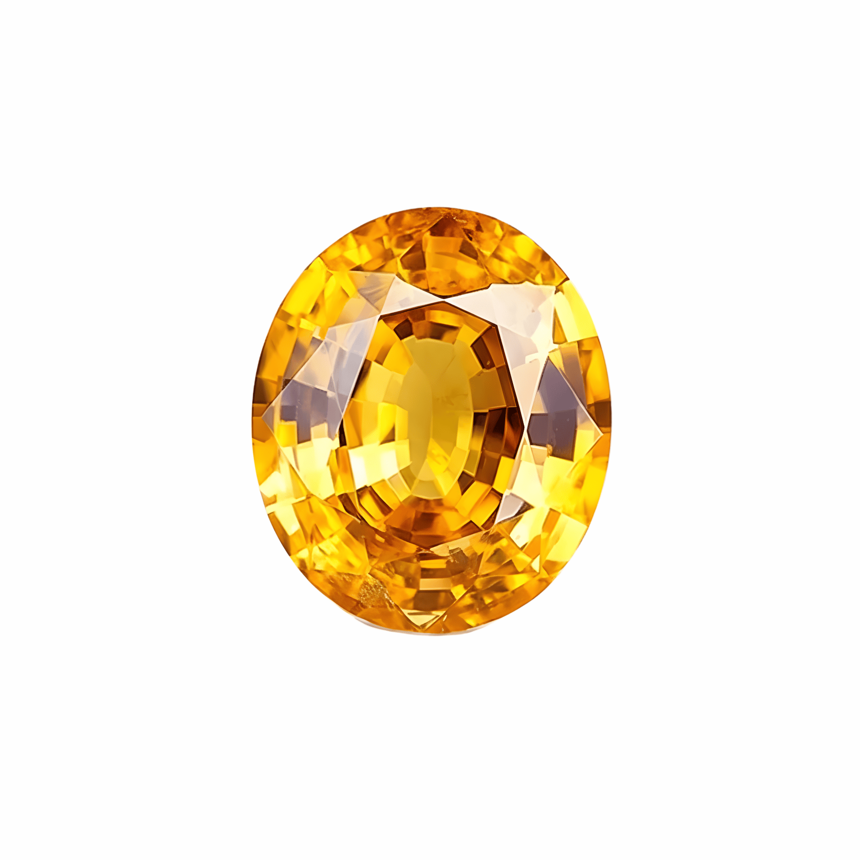 Natural Yellow Sapphire Ring - Image 2