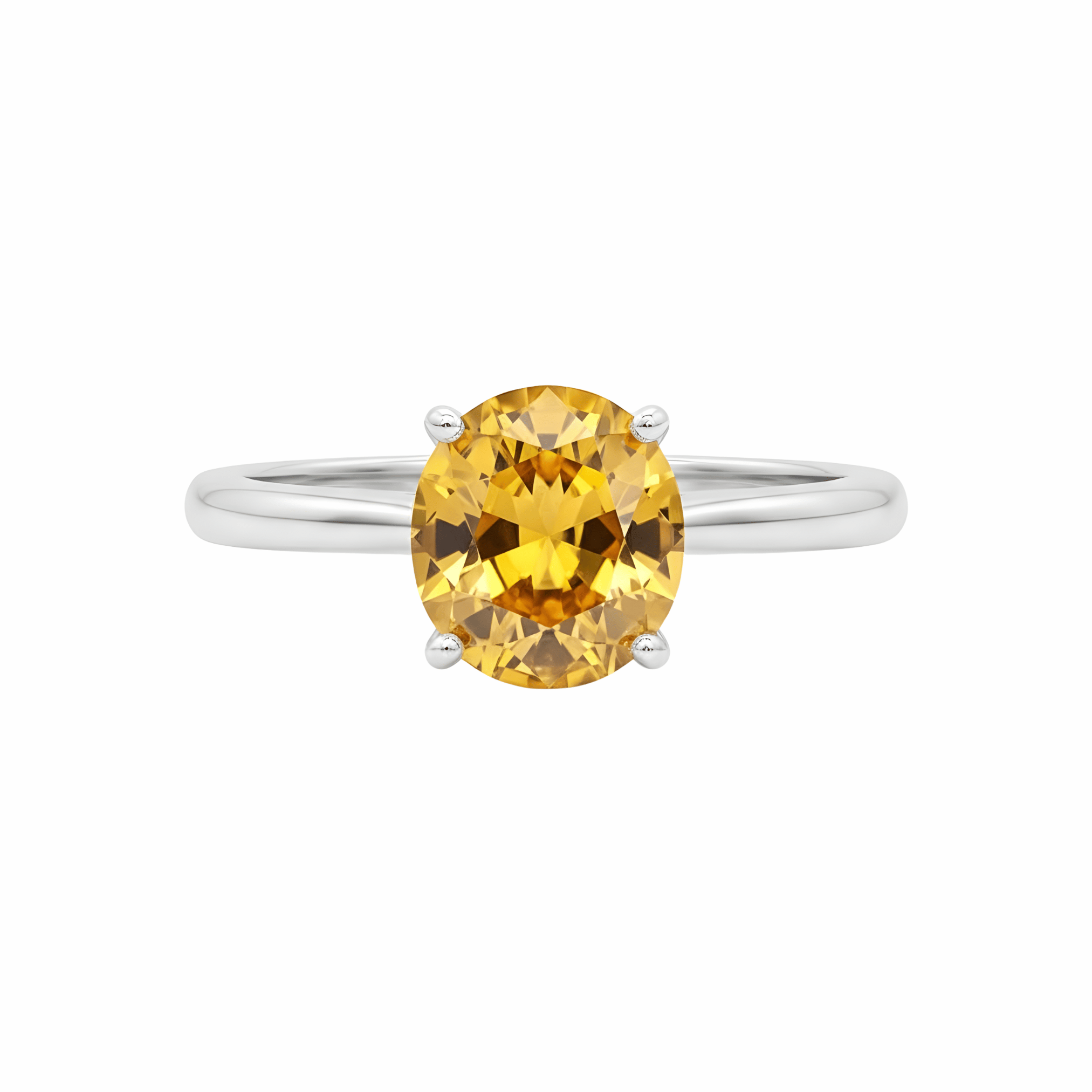 Natural Yellow Sapphire Ring
