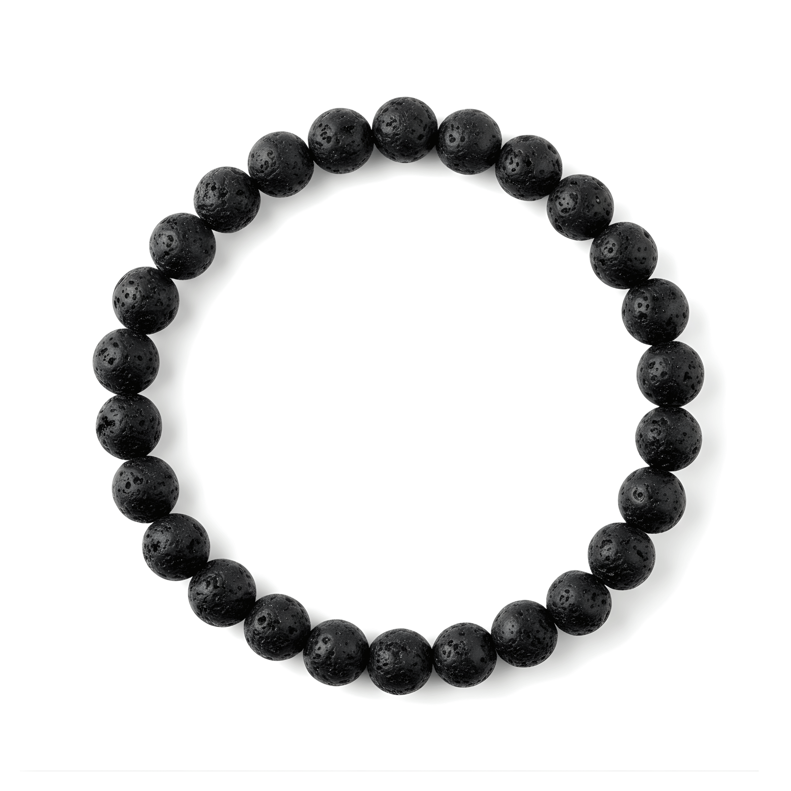 Natural Black Lava Bracelet